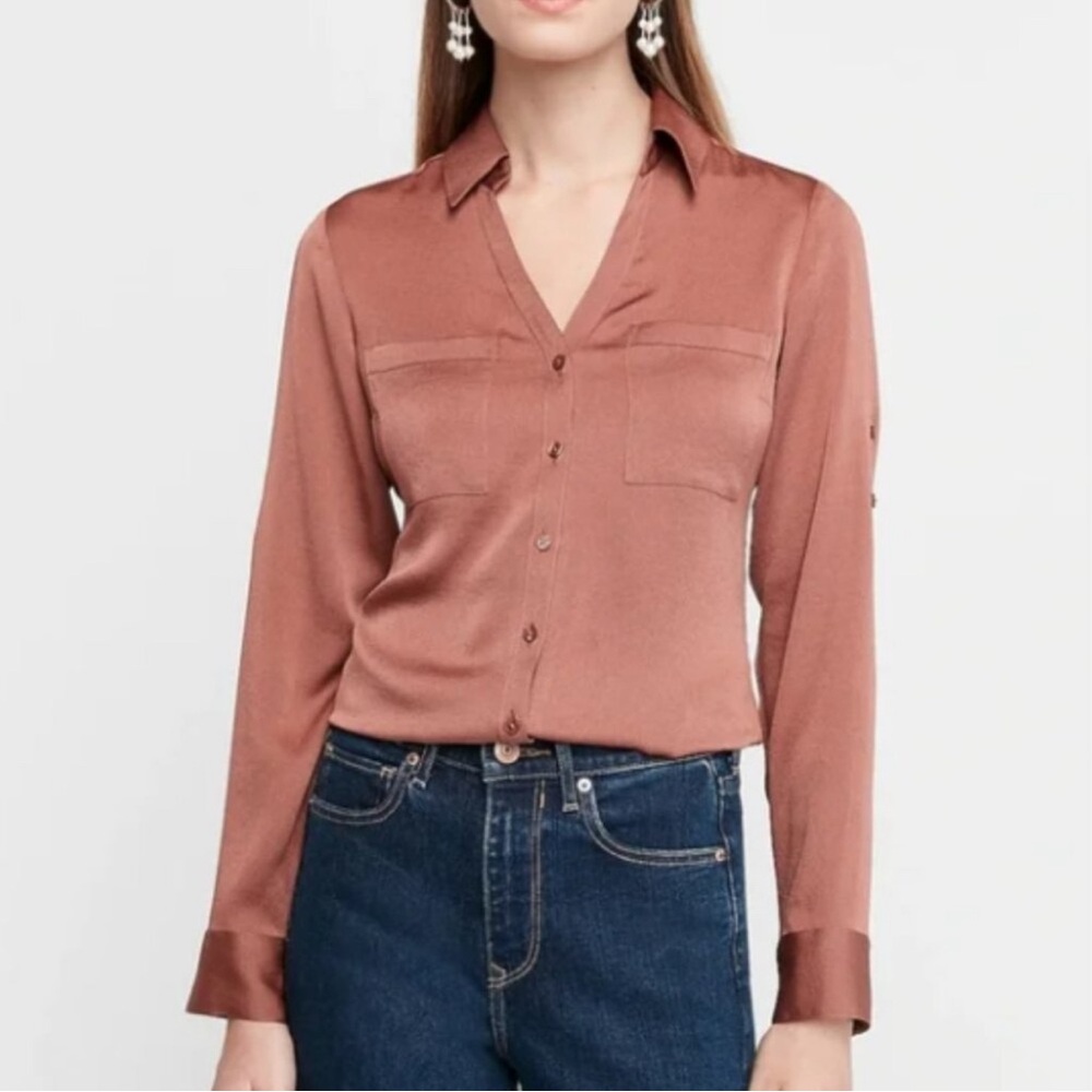 NWT Express Satin Slim Portofino